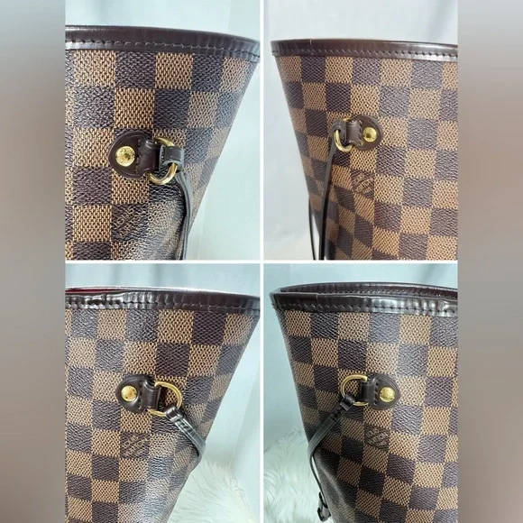 LV Neverfull Mm Damier Ebene Tote Bag - Picture 13 of 17